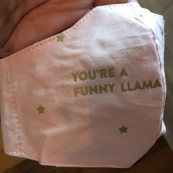 New“ You’re A Funny Llama” Kids Face Mask - Picture 4 of 12